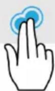 ACER Aspire V13 Touch - Mit einem Finger drücken oder tippen - 1