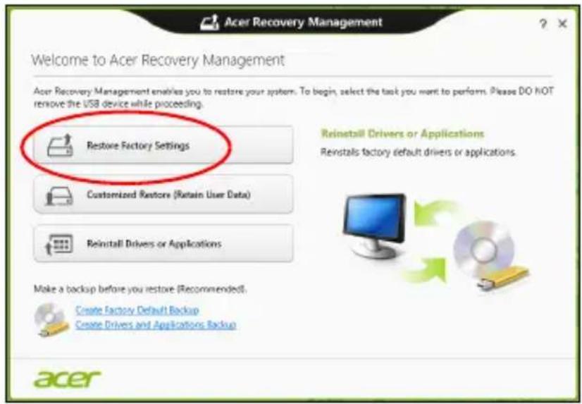 ACER Aspire R7-571 - Wiederherstellung in Windows - 2