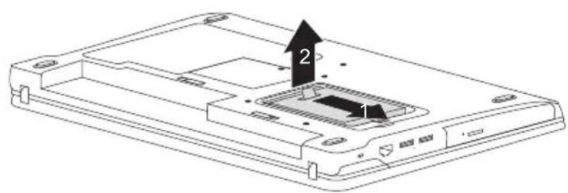 FUJITSU LifeBook SH531 - Festplatteausbauen - 1