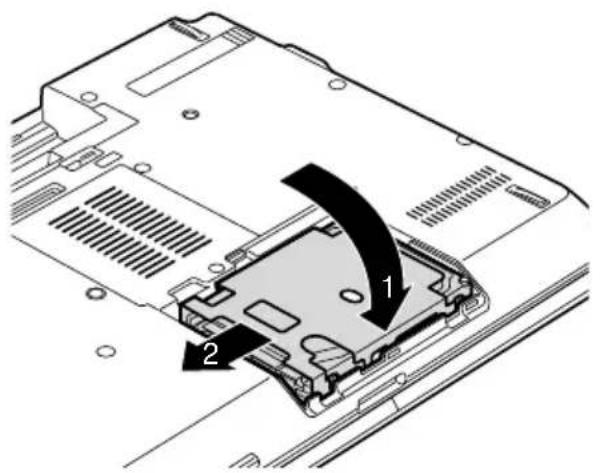 FUJITSU LifeBook S781 - Festplatteeinbauen - 1