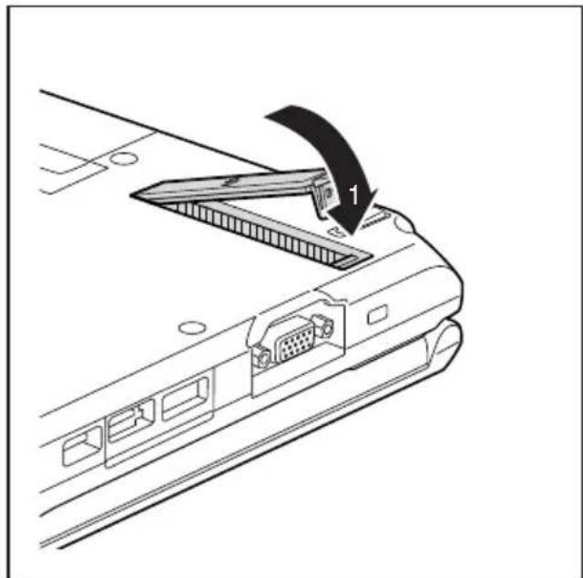 FUJITSU LifeBook S781 - GehäusedeckelzurStaubentfernungaus-und einbauen(Lüftungsschlitzabdeckung) - 3