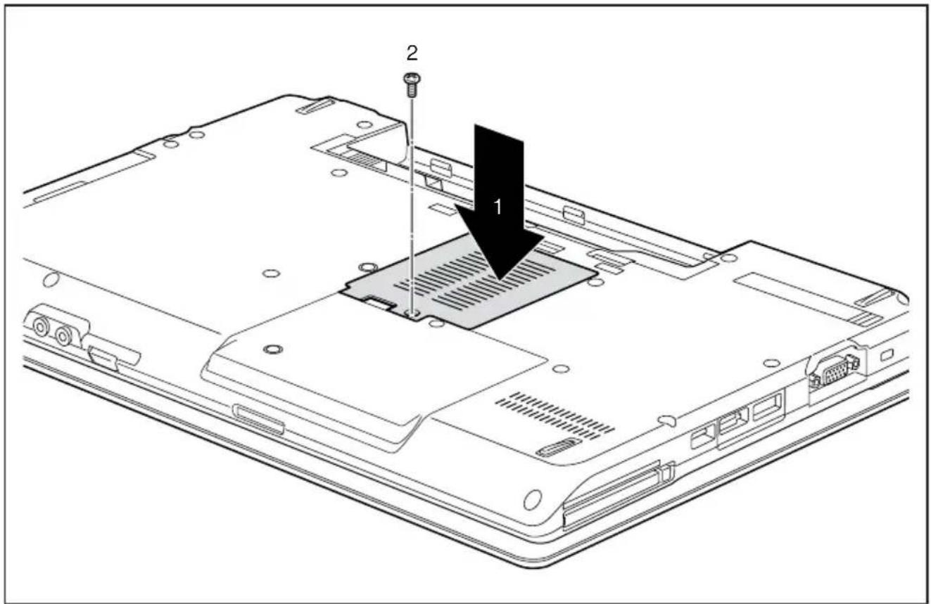 FUJITSU LifeBook S781 - Abdeckungbefestigen - 1