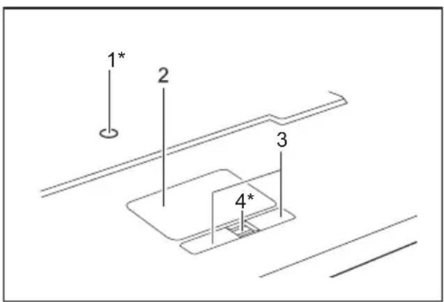1* 2 3 4*