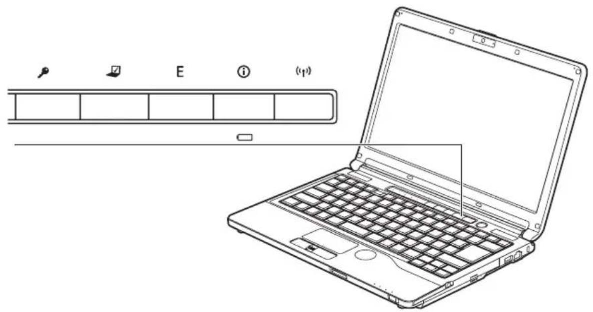 FUJITSU LifeBook S792 vPro - Applikationstasten - 1