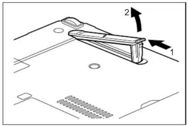 FUJITSU LifeBook S792 vPro - GehäusedeckelzurStaubentfernungaus-und einbauen(Lüftungsschlitza bdeckung) - 2