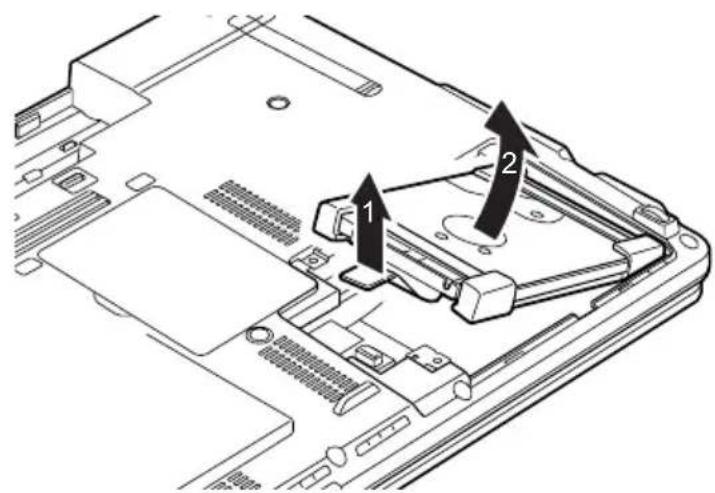 FUJITSU LifeBook S792 vPro - Festplatteausbauen - 1