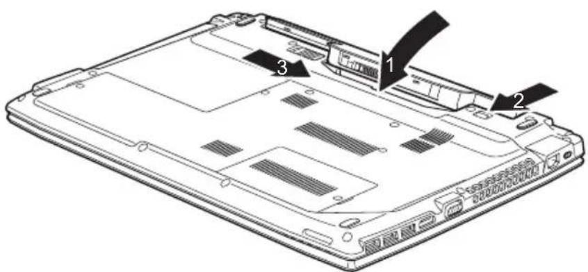 FUJITSU Lifebook A544 - Akkueinbauen - 1