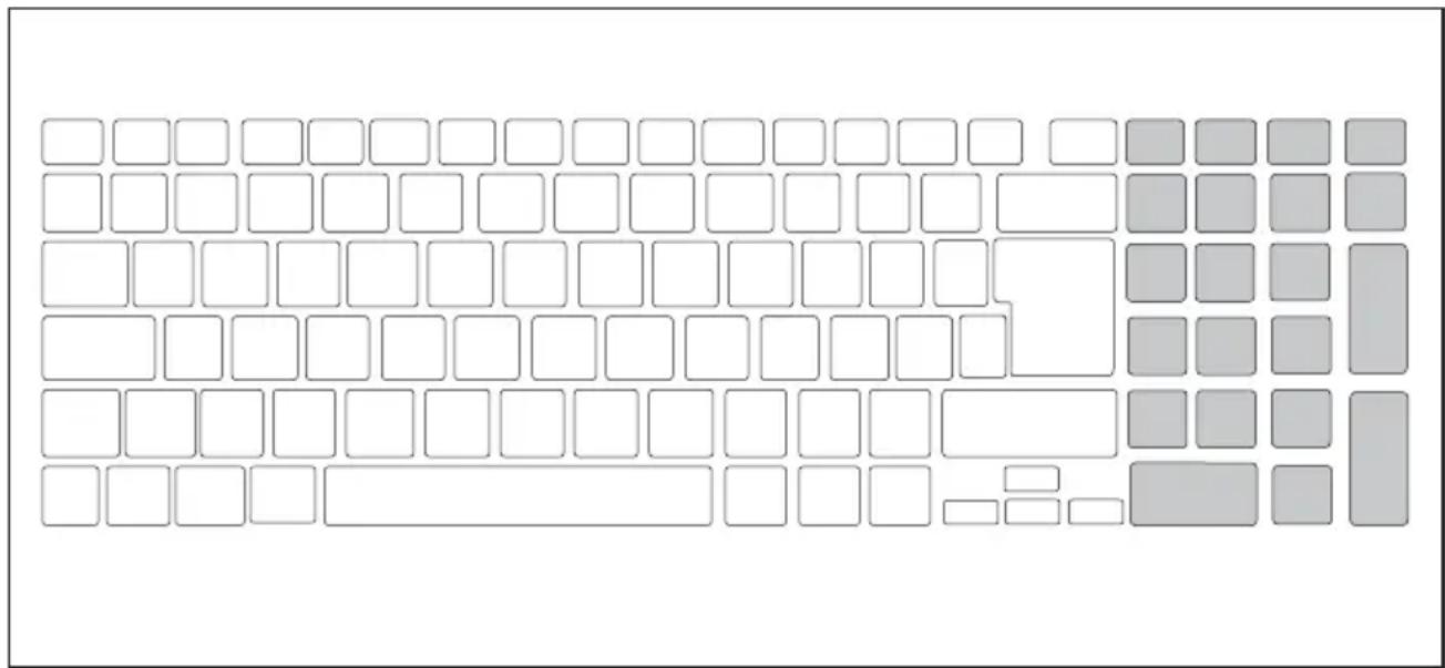 FUJITSU Lifebook A544 - SeparaterZiffernblock - 1