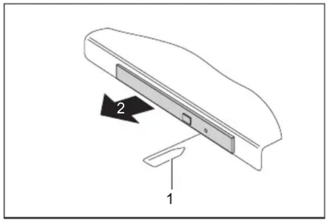 FUJITSU Celsius H720 - ManuelleEntnahme(Notentnahme) - 1