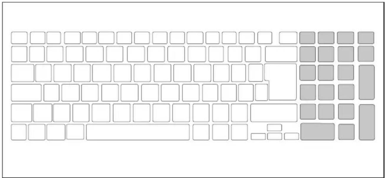 FUJITSU Celsius H720 - SeparaterZiffernblock - 1