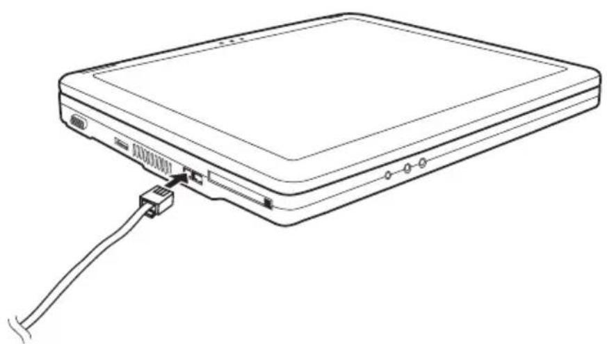 FUJITSU Amilo L7300 - Notebook-Modem an den Telefonanschluss anschließen - 1