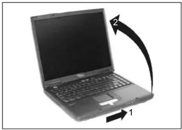 FUJITSU Amilo Pro series - Notebook einschalten - 1