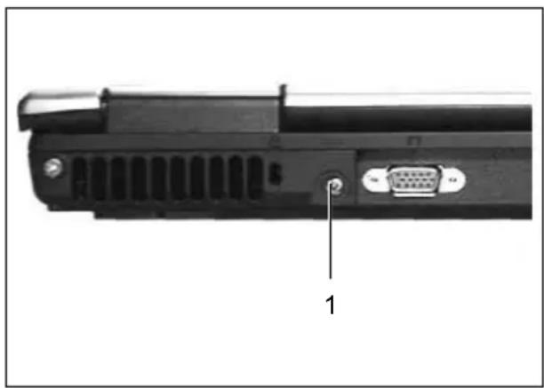 FUJITSU Amilo Pro series - Netzadapter anschließen - 2