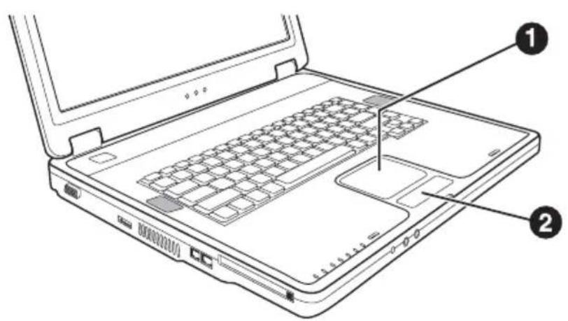 FUJITSU Amilo L Series - Touchpad und Touchpad-Tasten - 2