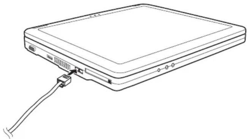 FUJITSU Amilo L Series - Notebook-Modem an den Telefonanschluss anschließen - 1