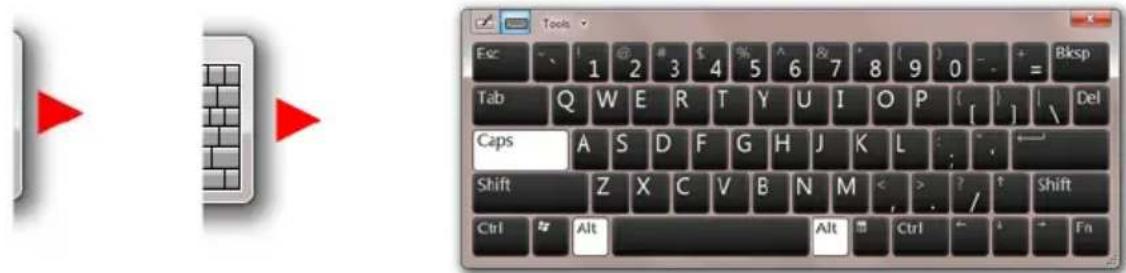 PACKARD BELL EasyNote RS - Virtuelle Tastatur - 1