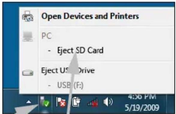 PACKARD BELL EasyNote NX 86 - Entfernen einer Karte aus einem Speicherkartenleser - 1