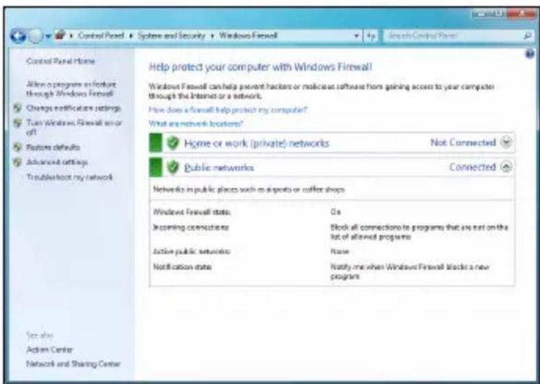 PACKARD BELL EasyNote NX 86 - Windows-Firewall - 1