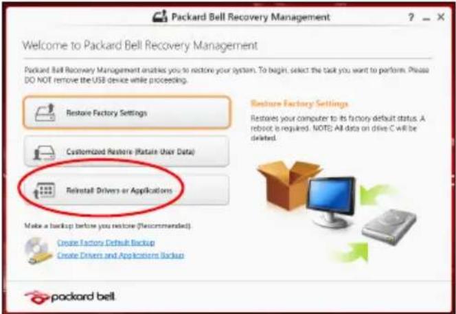 PACKARD BELL EasyNote NG - Neuinstallation von Treibern und Applikationen - 1