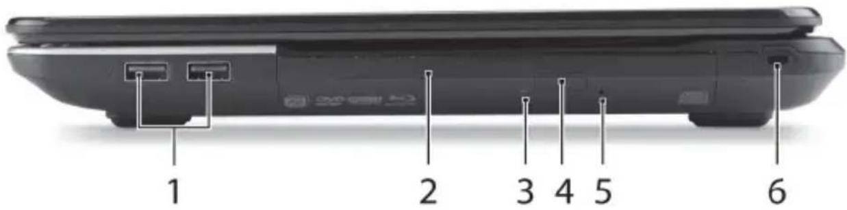 PACKARD BELL EasyNote NE - RECHTE SEITE - 1