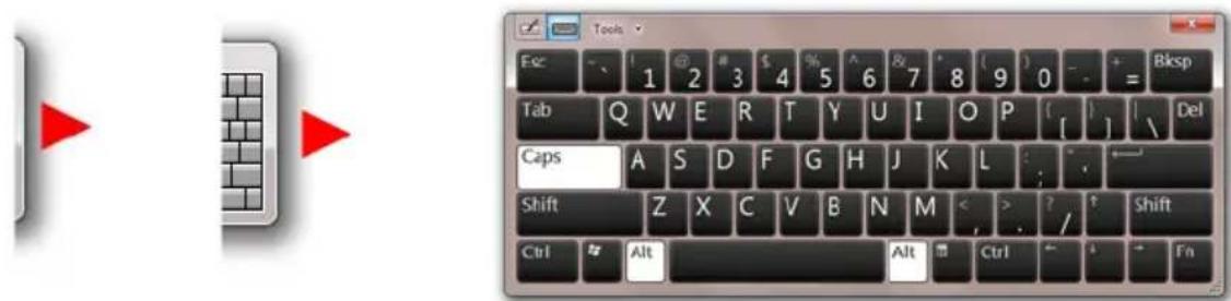 PACKARD BELL EasyNote BG35 - Virtuelle Tastatur - 1