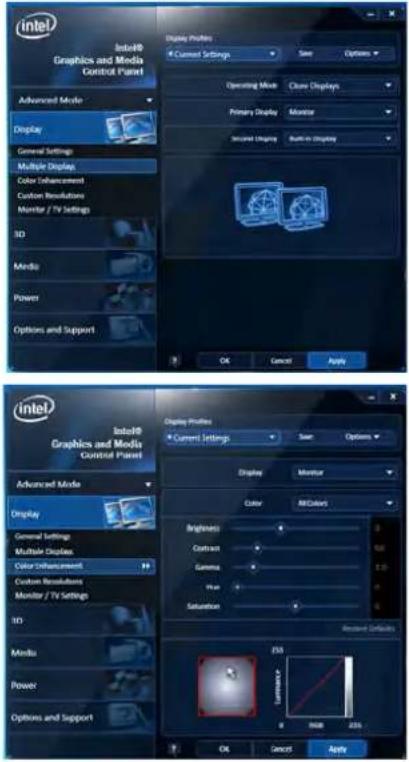 MAXDATA M-Book 6000 G2 - Intel Video Driver Controls - 1