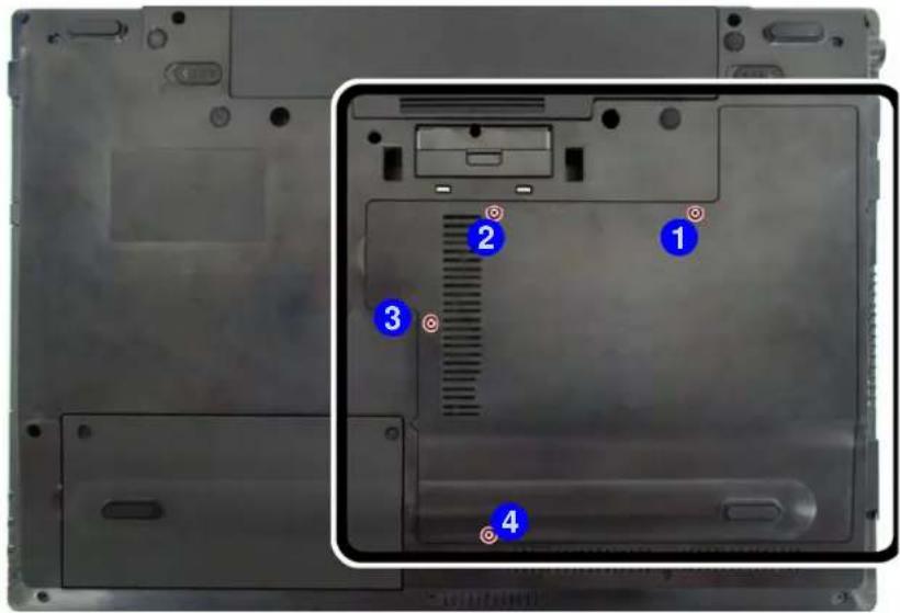 MAXDATA M-Book 6000 G2 - Upgrading the System Memory (RAM) - 2