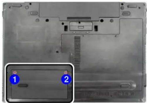 MAXDATA M-Book 6000 G2 - Upgrading the Hard Disk Drive - 1