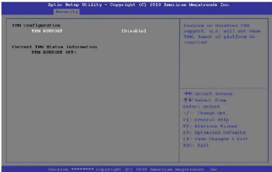 MAXDATA M-Book 6000 G2 - TPM Configuration (Security Menu) - 1