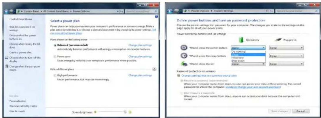 MAXDATA M-Book 6000 G2 - Power Options - 1