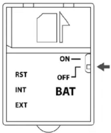 ON RST INT EXT OFF BAT
