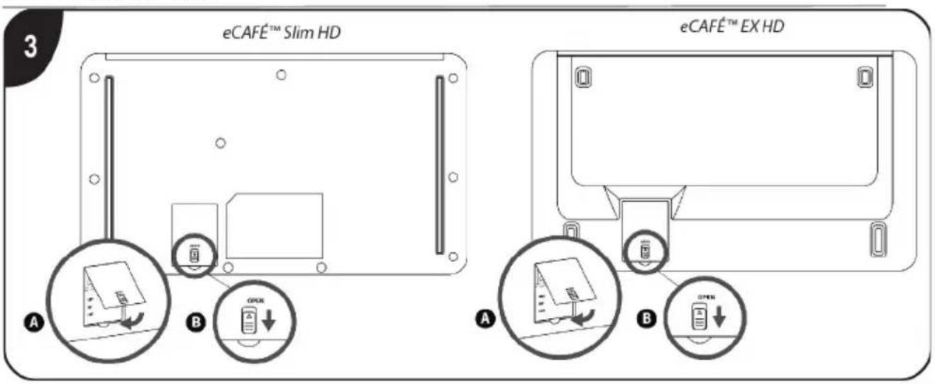 eCAFÉ™ Slim HD eCAFÉ™ EX HD A B OPEN A B