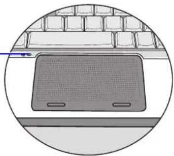 BENQ Joybook Lite U105 - Wireless LAN (WLAN)/Bluetooth indicator - 1