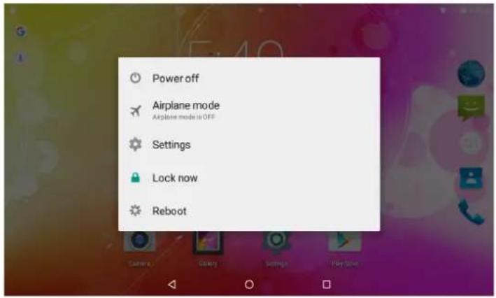 DENVER TAQ-10213G - Ein- oder Ausschalten des Tablet-PCs - 1