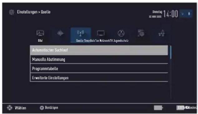 GRUNDIG 40 GFB 6728 - Digitale Programme eines Satelliten automatisch aktualisieren - 1
