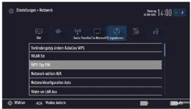GRUNDIG 40 GFB 6728 - Automatische Anmeldung mit WPS-PIN-Eingabe - 1
