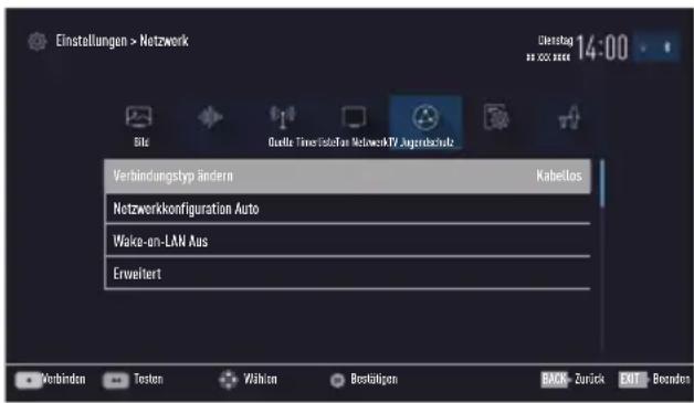 GRUNDIG 40 GFB 6728 - Automatische Anmeldung mit Eingabe des Netzwerk-Kennwortes - 1