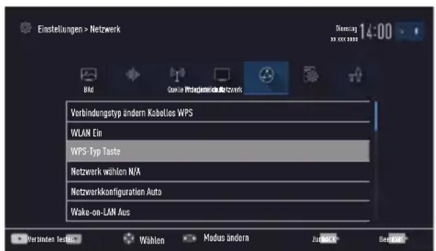 GRUNDIG 40 GFB 6728 - Automatische Anmeldung mit „WPS-PBC“ (Push Button Configuration) - 1