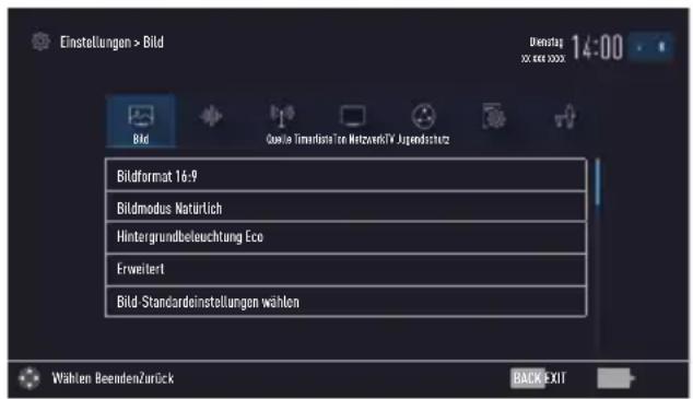 GRUNDIG 40 GFB 6728 - Bildeinstellungen - 1