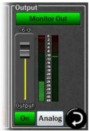 Output Monitor Out -6.0 Output On Analog