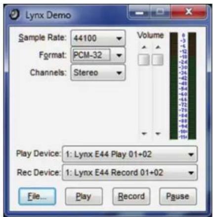 LYNX E22 - Windows Quick Audio Test - 1