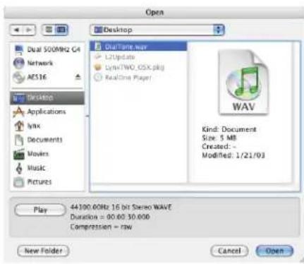 LYNX E22 - Macintosh Quick Audio Test - 2