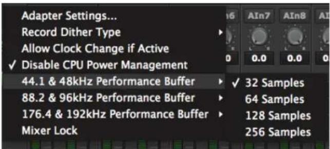 LYNX E22 - Performance Buffers (OS X Only) - 1