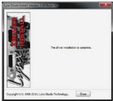 LYNX E22 - Windows 7 (32-bit or 64-bit) or Windows 8 - 5