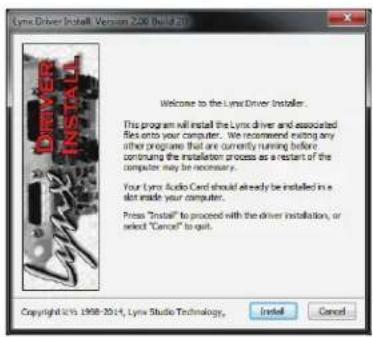 LYNX E22 - Windows 7 (32-bit or 64-bit) or Windows 8 - 3