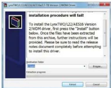 LYNX E22 - Windows 7 (32-bit or 64-bit) or Windows 8 - 2