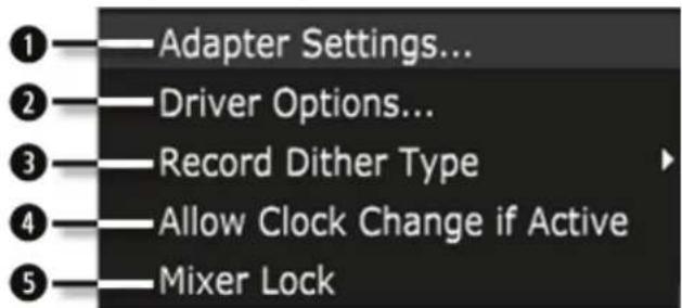 LYNX E22 - Settings > Advanced Menu - 1