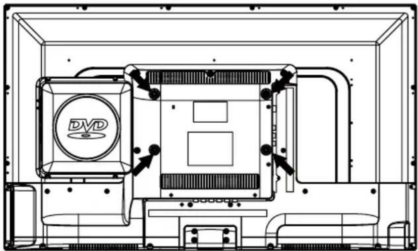 Tecovision LED32CHRDWHBD - Wall Mounting - 1