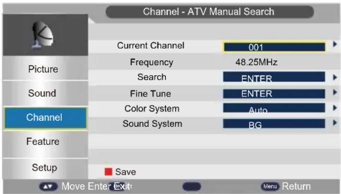 Tecovision LED32CHRDWHBD - ATV Manual Search - 1
