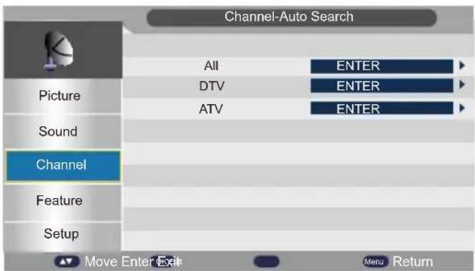 Tecovision LED32CHRDWHBD - Auto Search - 1